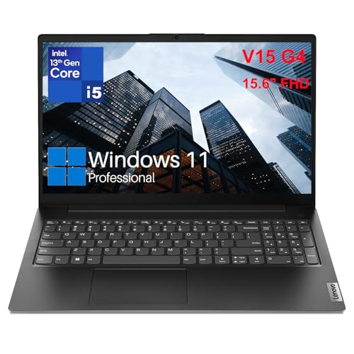 Lenovo V15 G4 15.6" FHD Business Laptop Computer, 13th Gen Intel Octa-Core i5-13420H up to 4.6GHz (Beat i7-1355U), 16GB DDR4 RAM, 512GB PCIe SSD