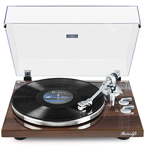 Turntables Belt-Drive Record Player with Wireless Output Connectivity