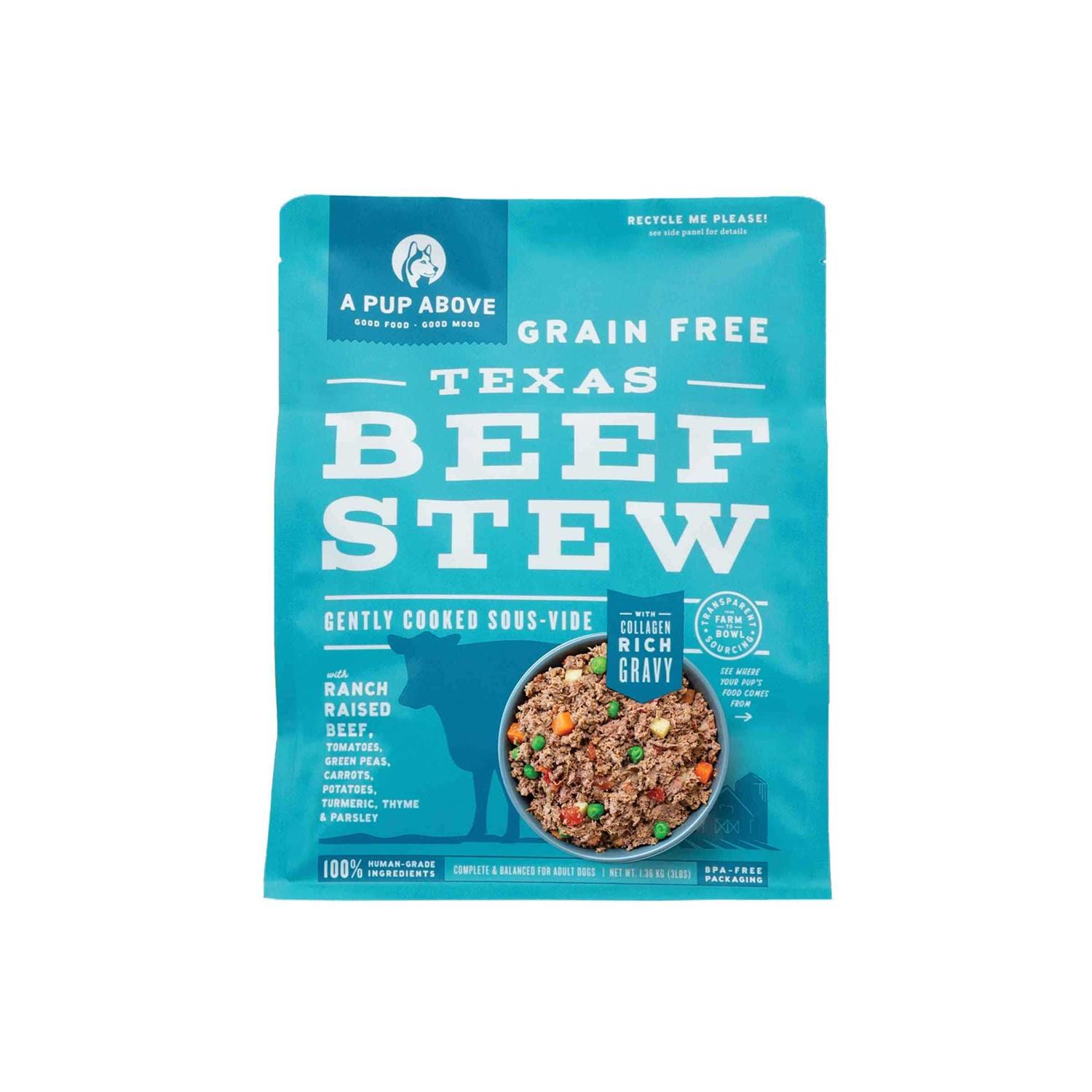 A Pup Above Texas Beef Stew Dog Food - Pet Supplies online store