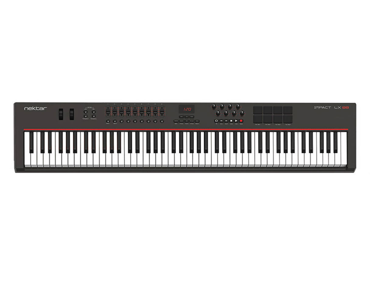 Nektar Impact LX88 88-Key Midi Controller Keyboard - Megean