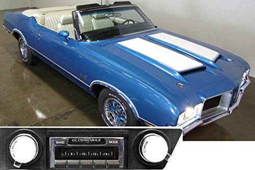 1970-1972 Oldsmobile Cutlass 442 USA-630 II High Power 300 Watt Am FM Car Stereo/radio with iPod Docking Cable