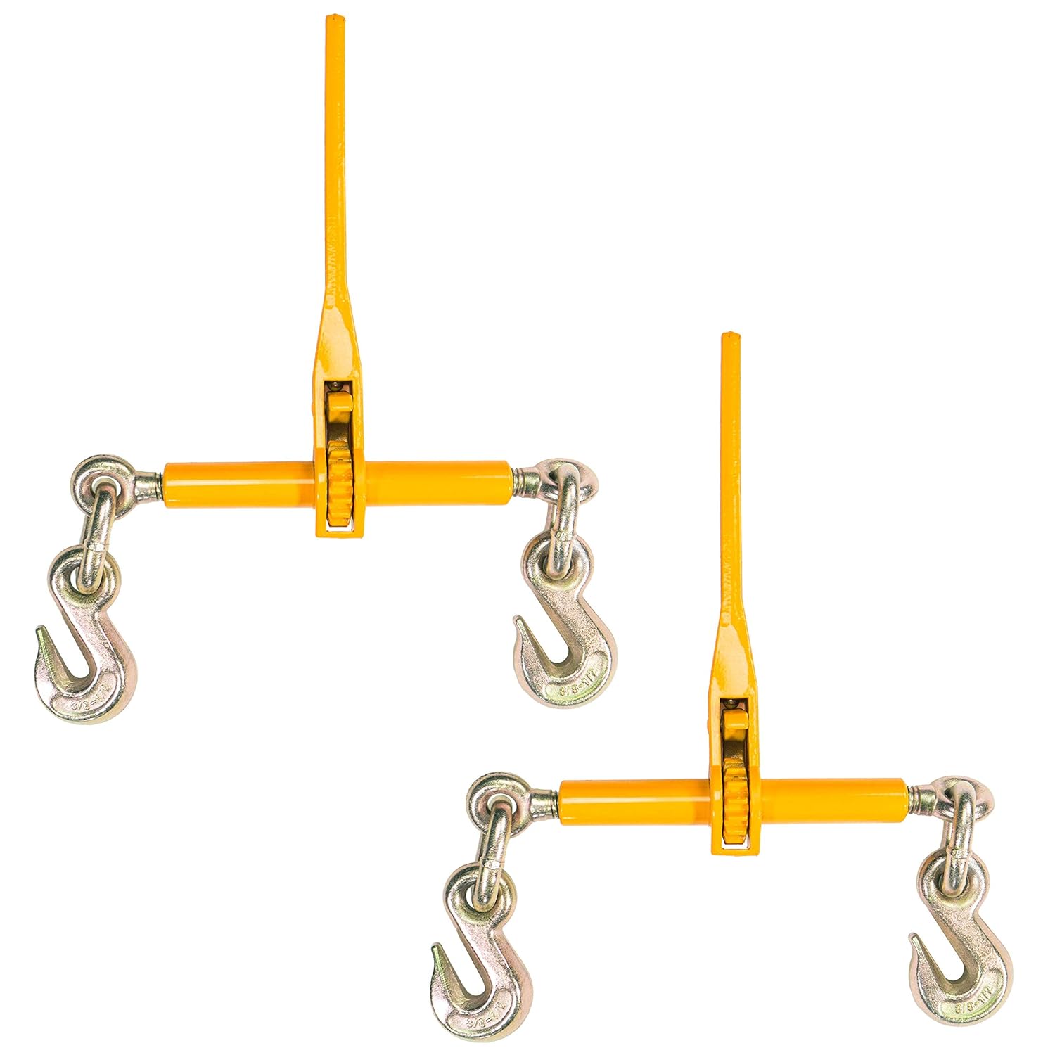 Peerless Ratchet Binder Plus Loadbinder - 3/8 Inch x 1/2 Inch Load Binder - Easily Secure Heavy Loads to A Truck Or Flatbed Trailer