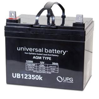 Upg 12V 35Ah 12 Volt Deep Cycle Sealed Lead Acid Rechargeable Battery 35Amp Hour - Megean