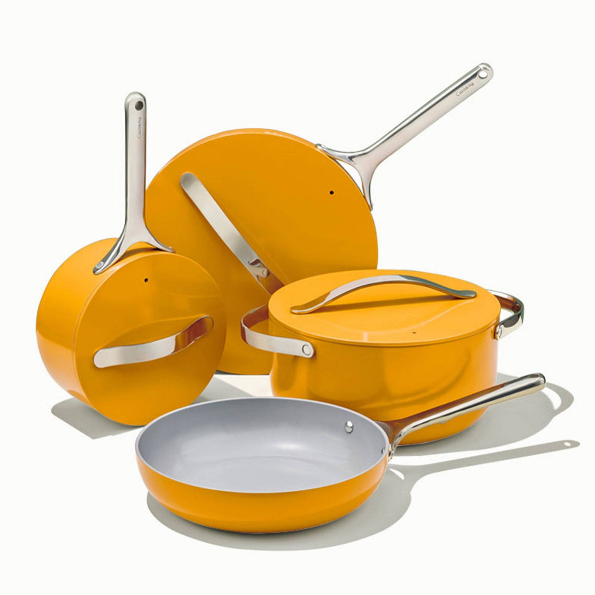 Caraway Home Marigold 7-Piece Non-Stick Ceramic Cookware Set