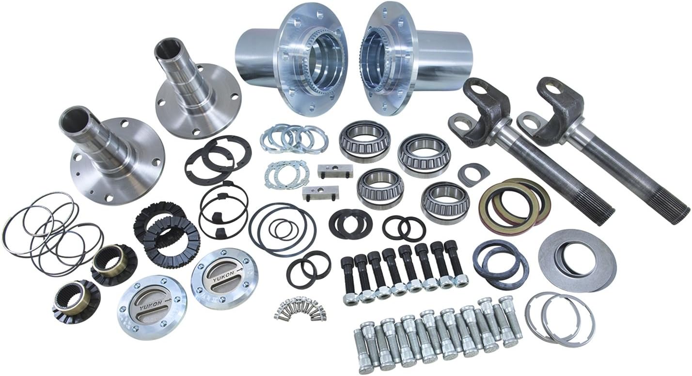 Yukon Gear & Axle (YA WU-04) Spin Free Locking Hub Conversion Kit for Dodge SRW Dana 60 AAM Differential