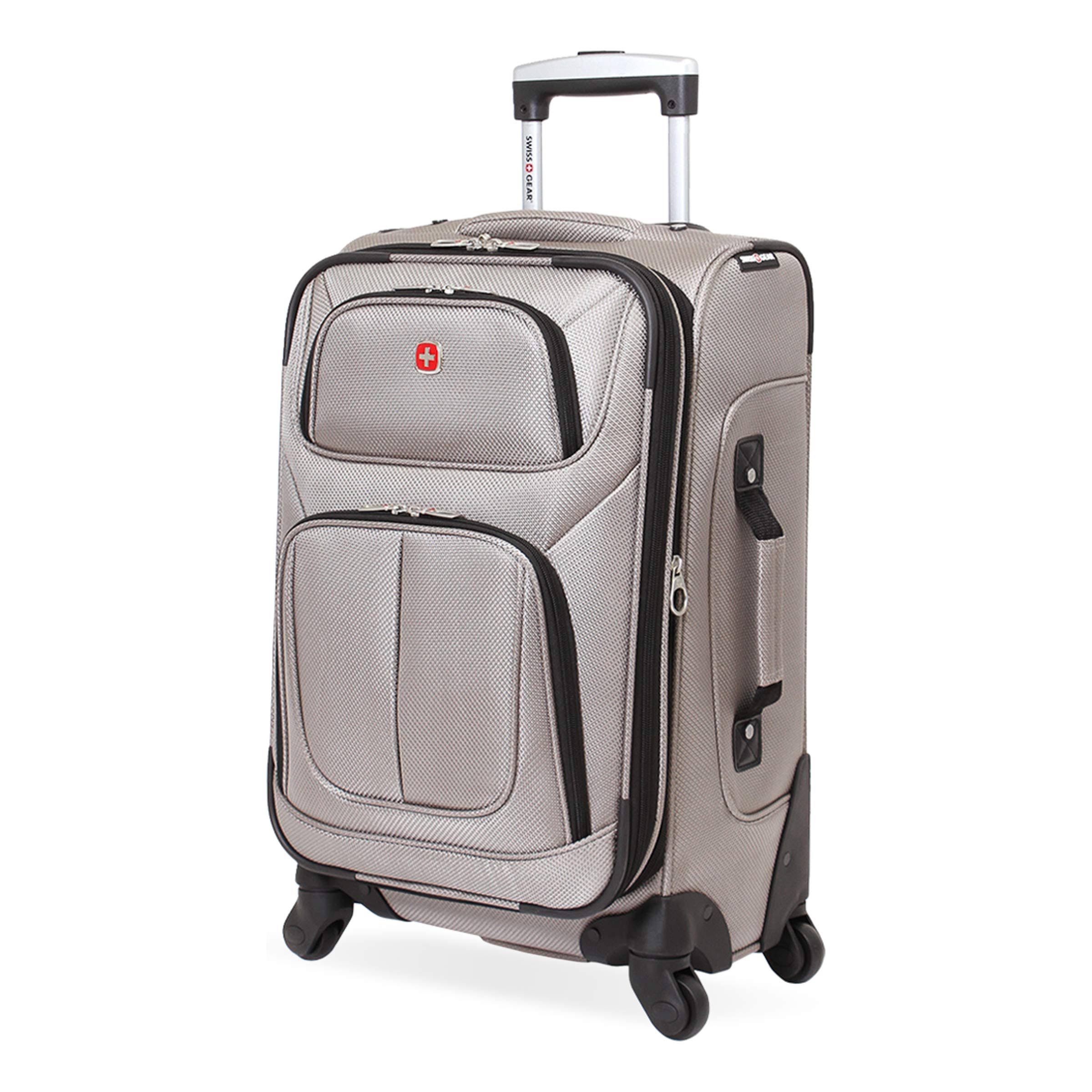 Swissgear Unisex 21x22 Spinner Suitcase, Pewter
