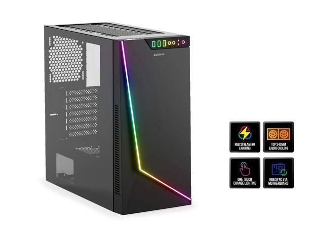 Gamdias - Argus EATX Mid-Tower Case - Black