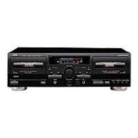 JVC TD-W354BK - Dual cassette deck - black