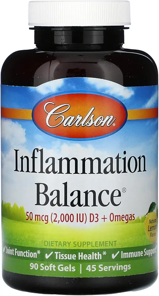 Carlson Labs Inflammation Balance Multi Nutrients, 90 Softgels - Kansas Nuitrition - HNZSDS