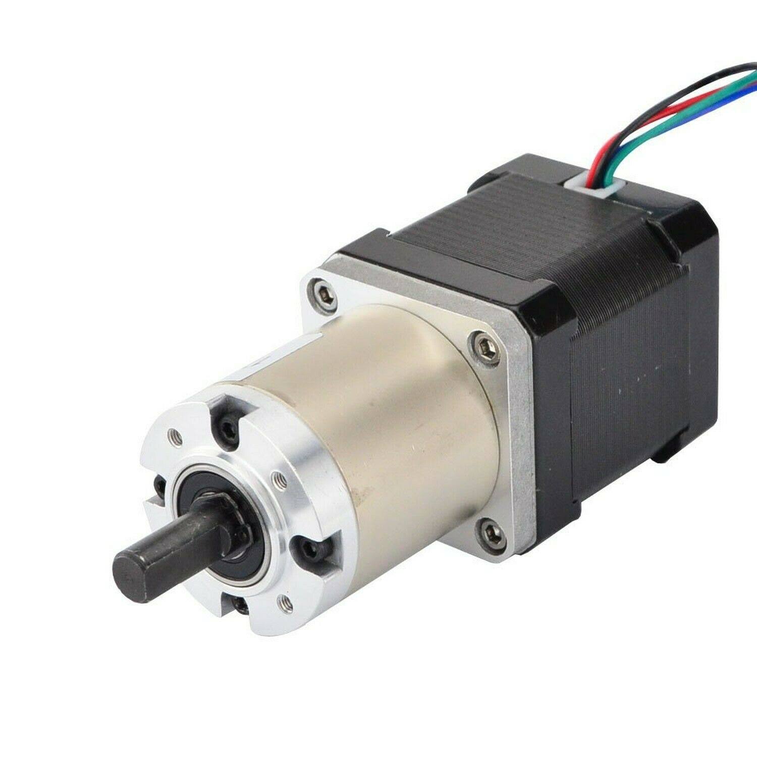 STEPPERONLINE 51:1 PLANETARY Gearbox High Torque NEMA 17 Stepper Motor Precision Camera DIY