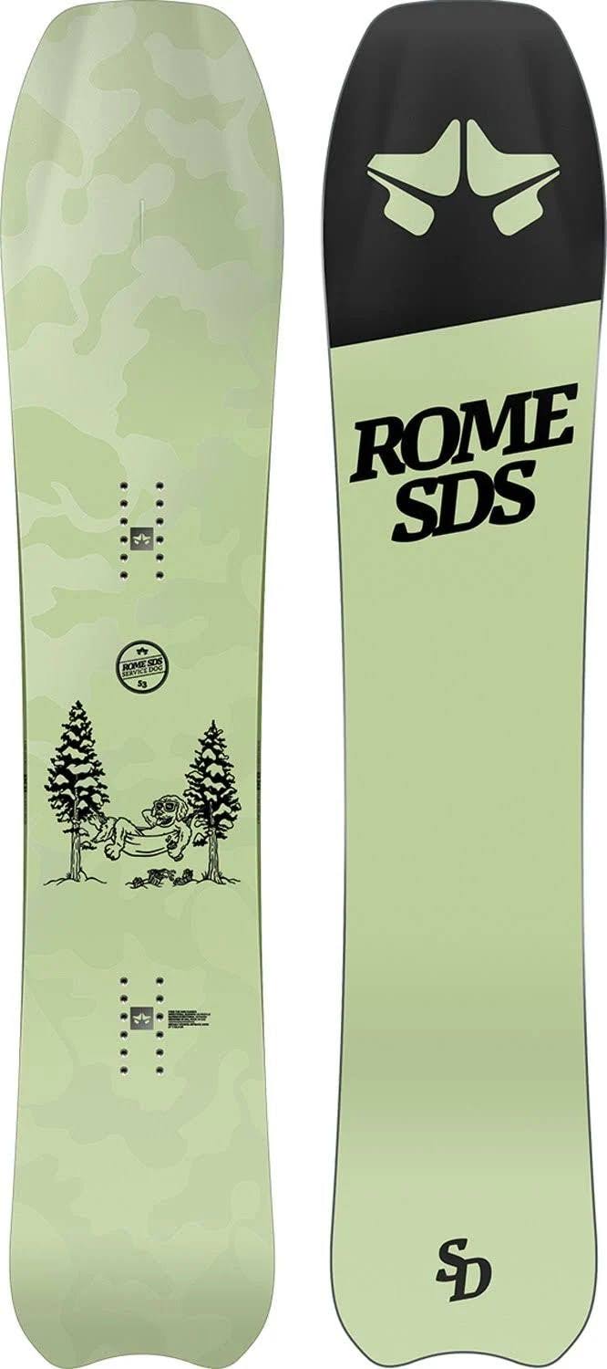 Rome Service Dog Snowboard