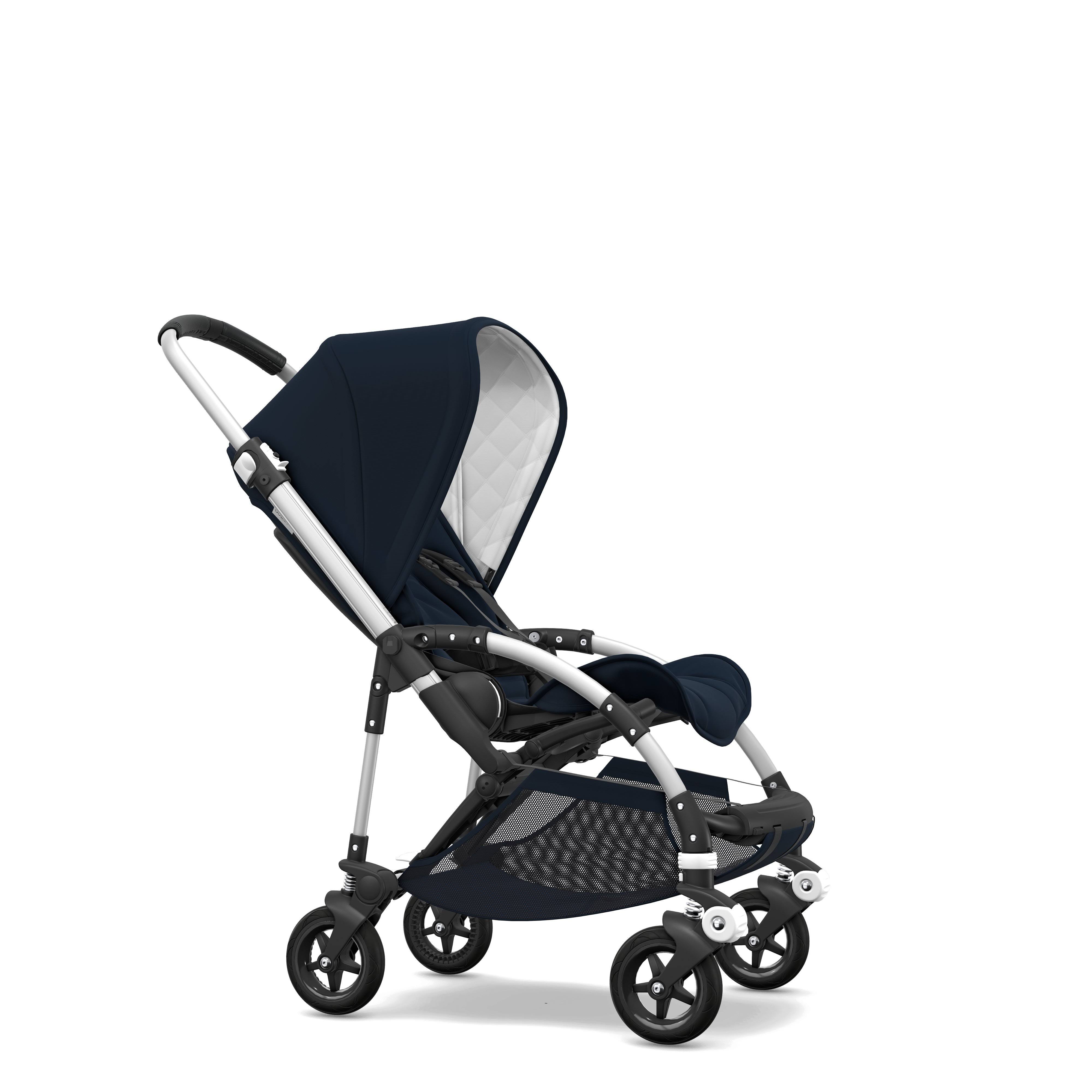 Bugaboo Bee5 Classic Complete Stroller - Aluminum/Dark Navy