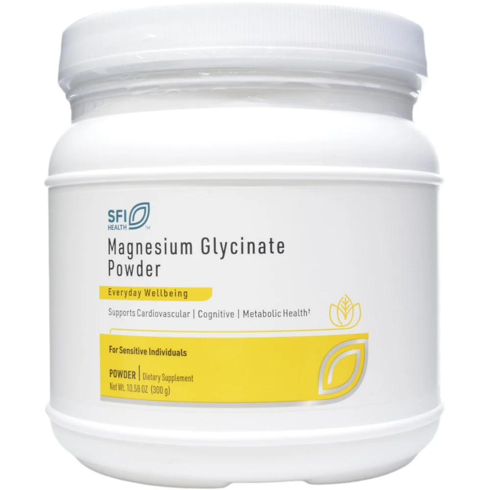 Magnesium Glycinate Powder 10.58 oz By Klaire Labs/SFI Health - Kansas Nuitrition - HNZSDS