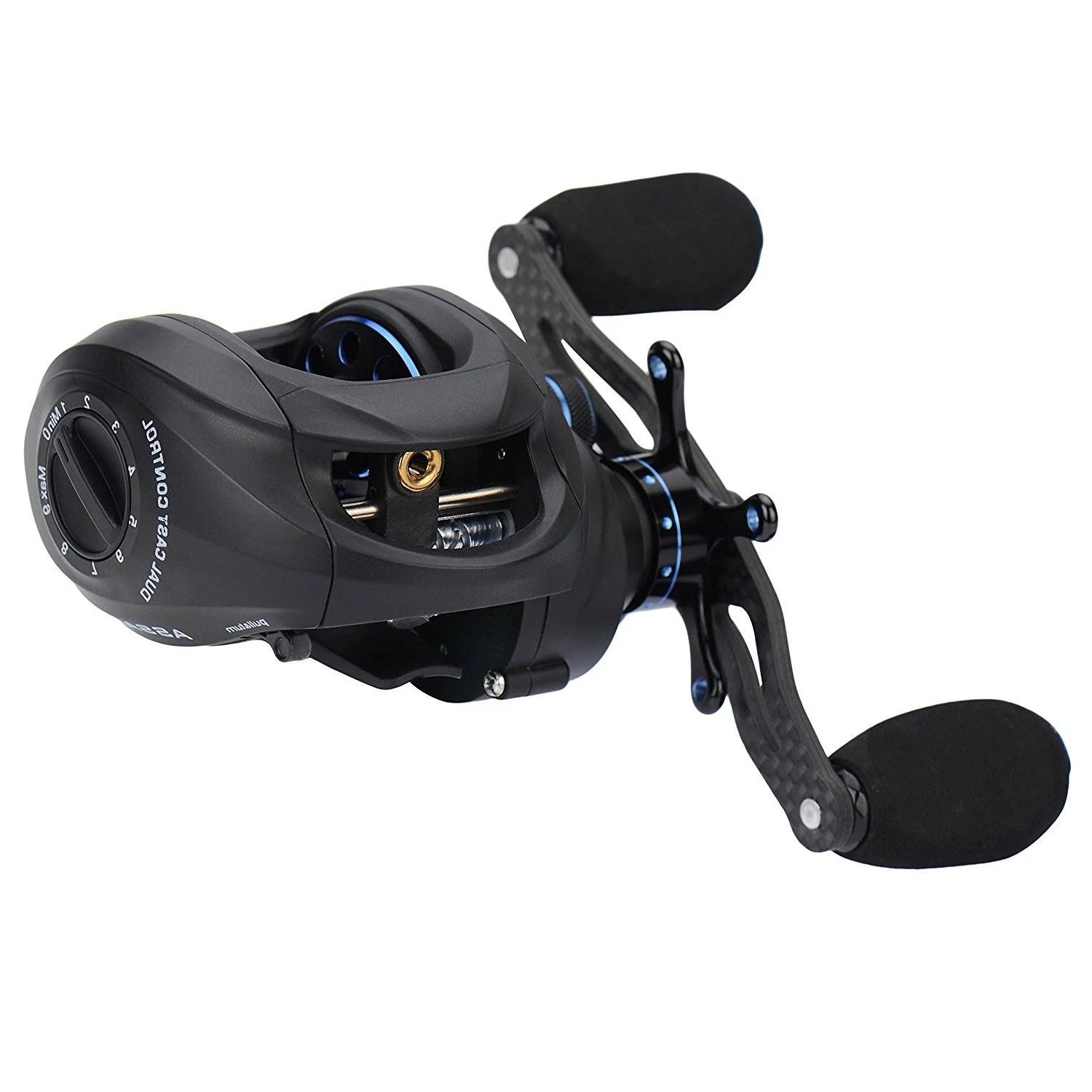 KastKing New Assassin Carbon Baitcasting Reel, Only 5.7 oz, 16.5 lb Carbon Fiber Drag, 11+1 BB, Dual Brakes, Our Lightest BAITCA