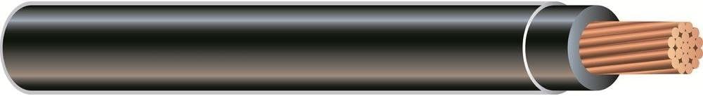 8 AWG 19-Stranded THHN Black Copper Building Wire (100ft cut)