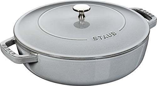 STAUB Cast Iron Chistera, Graphite-Grey, 28 cm