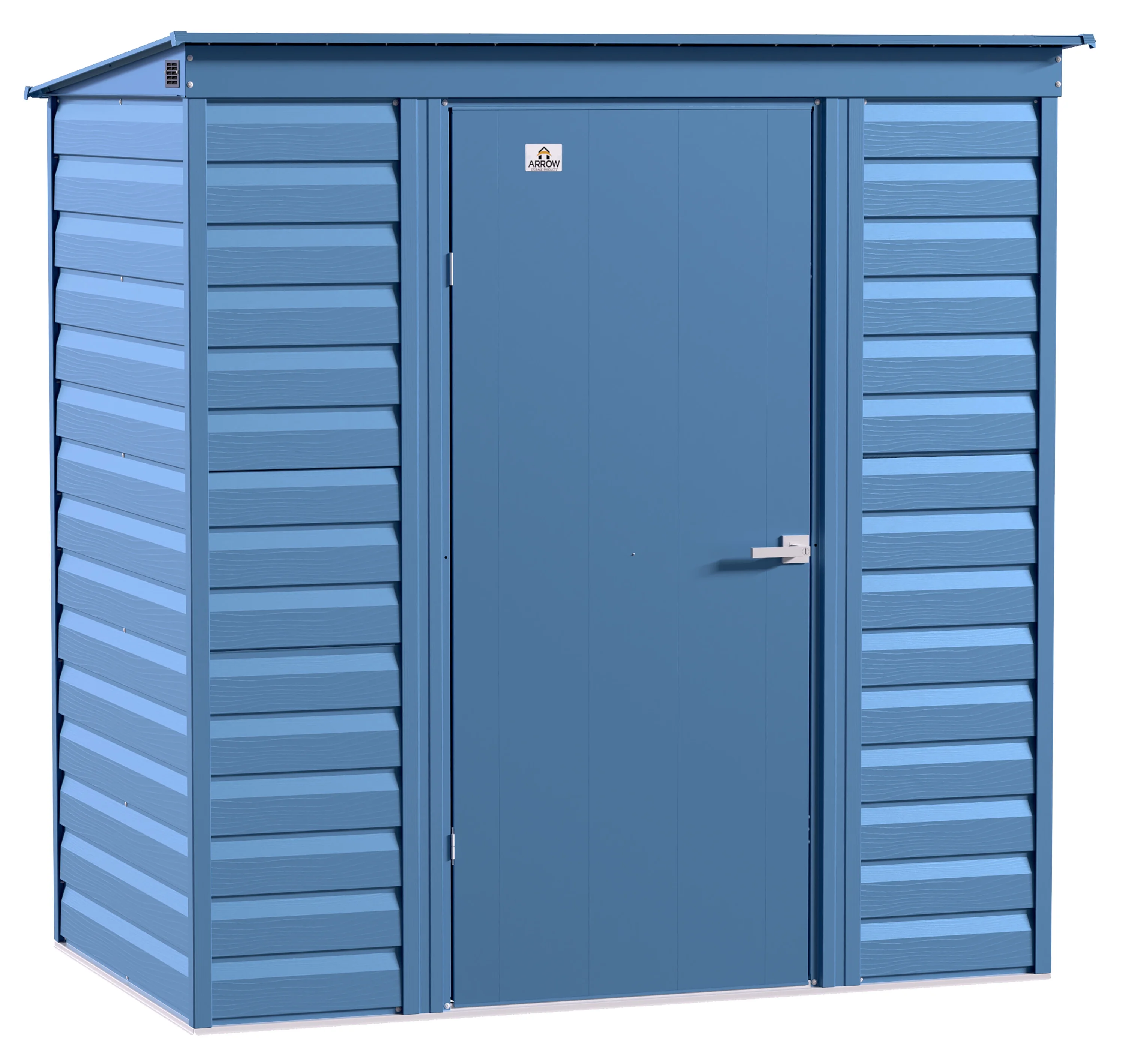 Arrow Select Steel Storage Shed, 6x4, Blue Grey - Curated Treasures Market