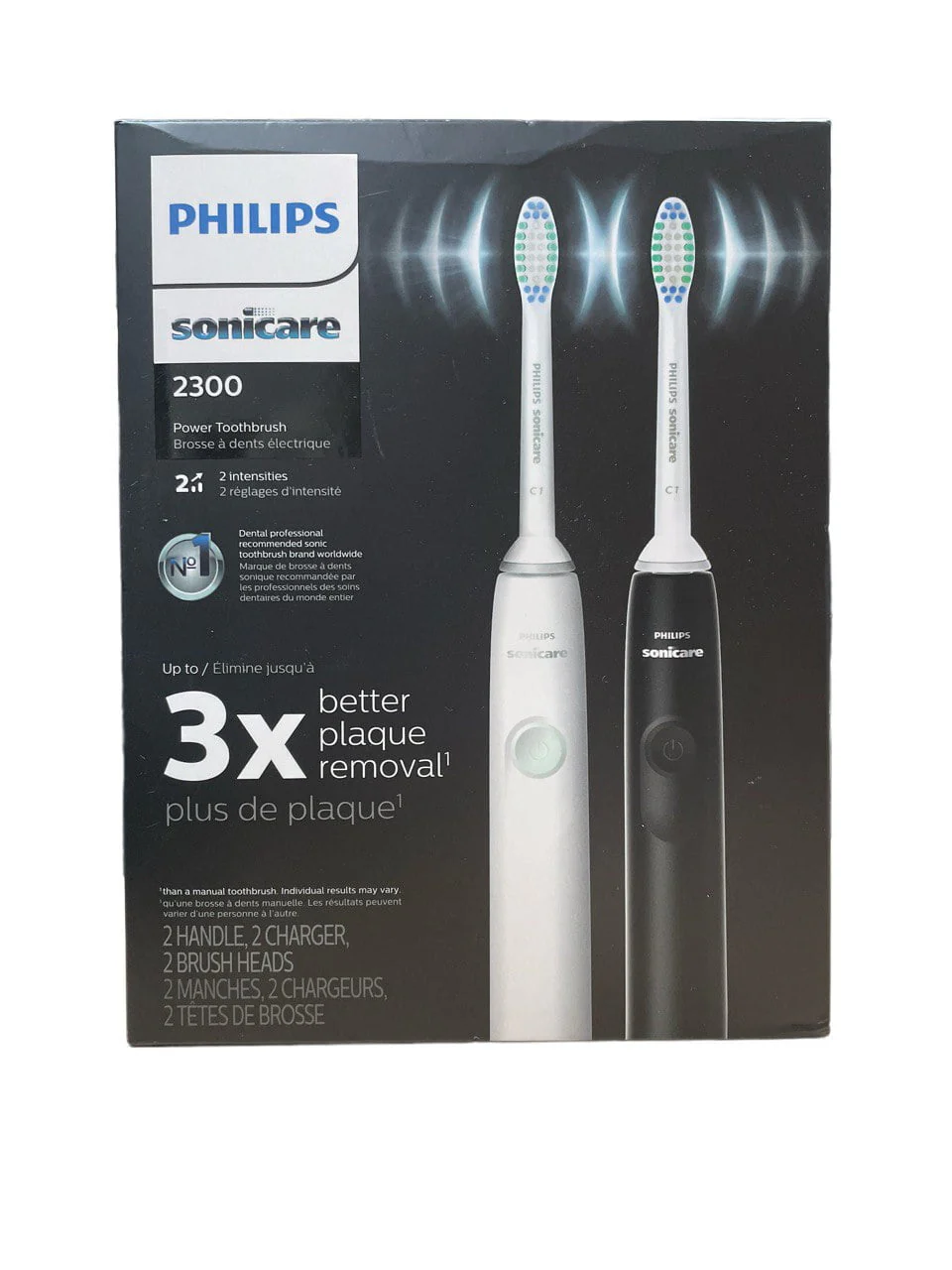 Philips Sonicare Electric Toothbrush (2-pack) 2300