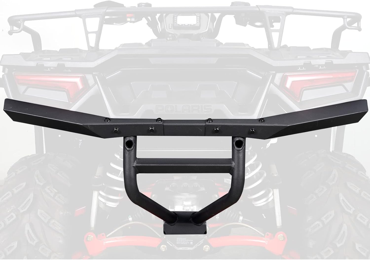 A & UTV PRO Rear Bumper Brush Guard for 2017-2022 Polaris Sportsman 850 / XP 1000,Heavy Duty Ultimate Series Steel Rear Bumper Protector Accessories