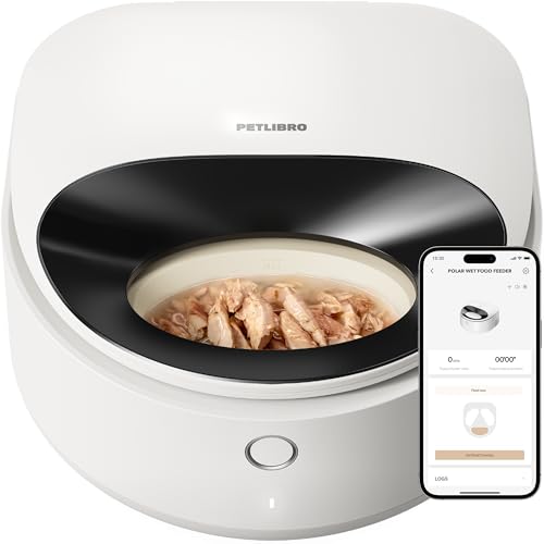 PETLIBRO Automatic Cat Feeder Wet Food Refrigerated New Upgraded APP Control,3 Days Freshness 3 Meals