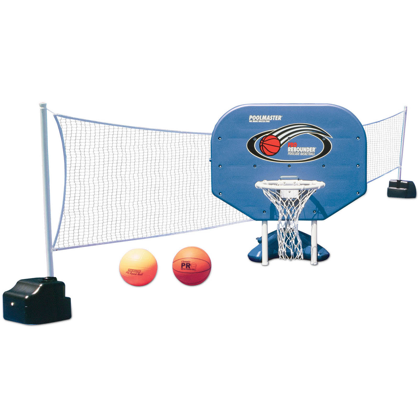 Poolmaster Pro Rebounder Poolside Basketball u0026 Volleyball Combo Game