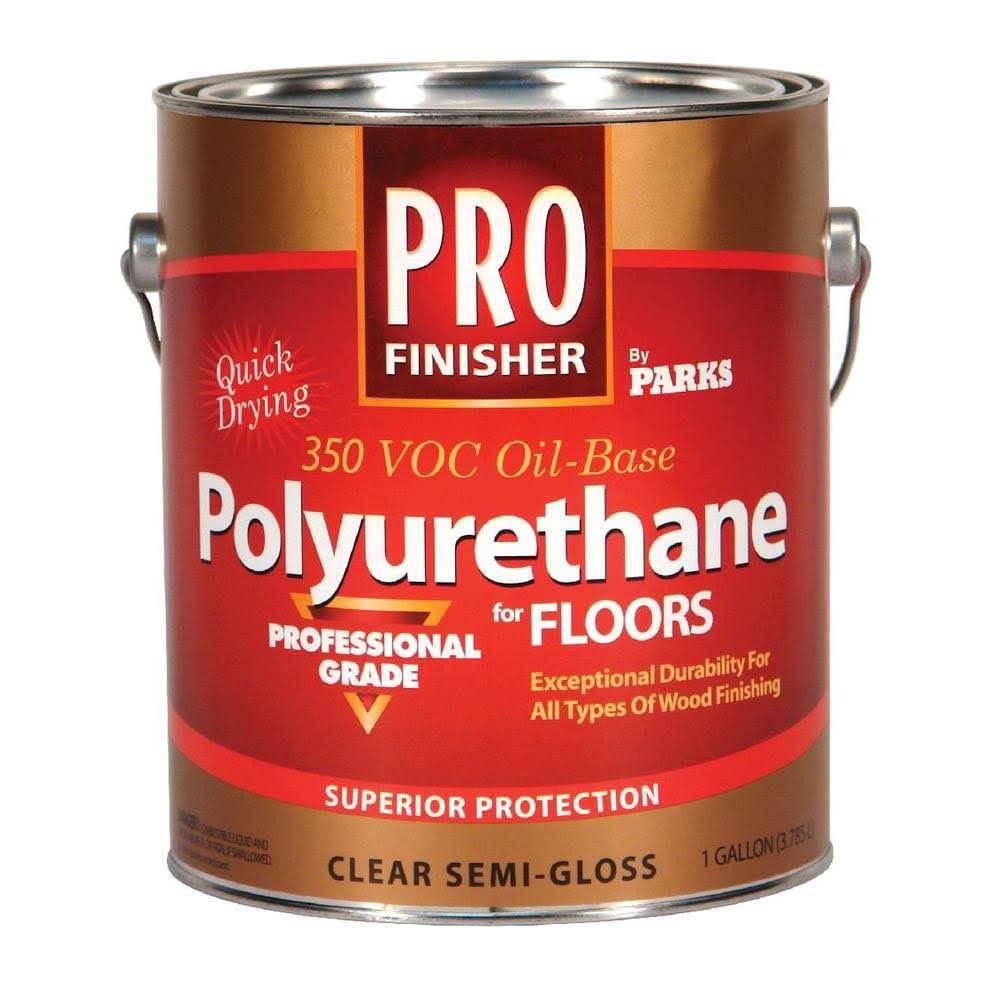 Pro Finisher 1 gal. Clear Semi-Gloss 350 VOC Oil-Based Polyurethane for Floors (4-Pack)