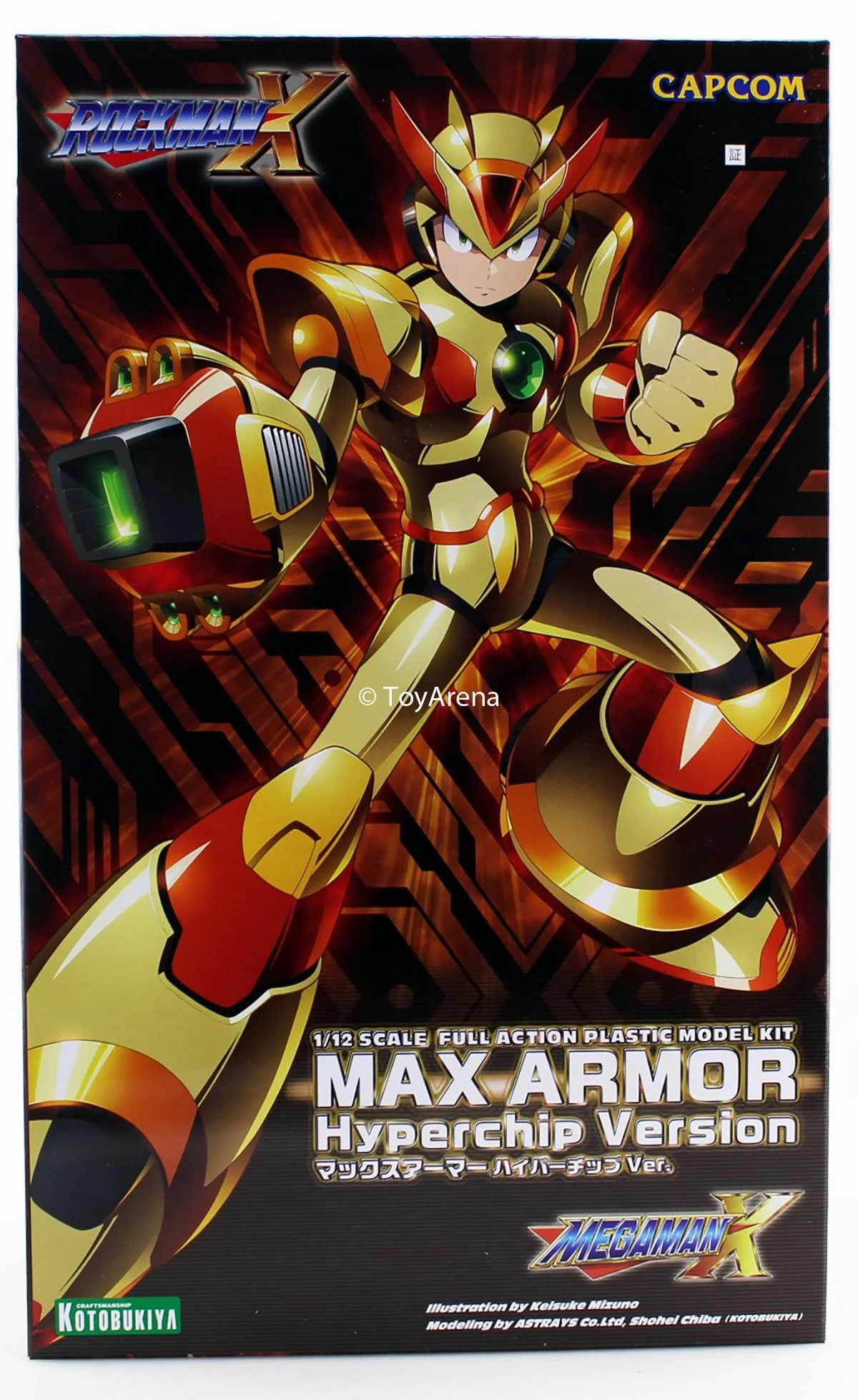 Mega Man x Max Armor Hyperchip Version 1/12 Scale Plastic Model Kit