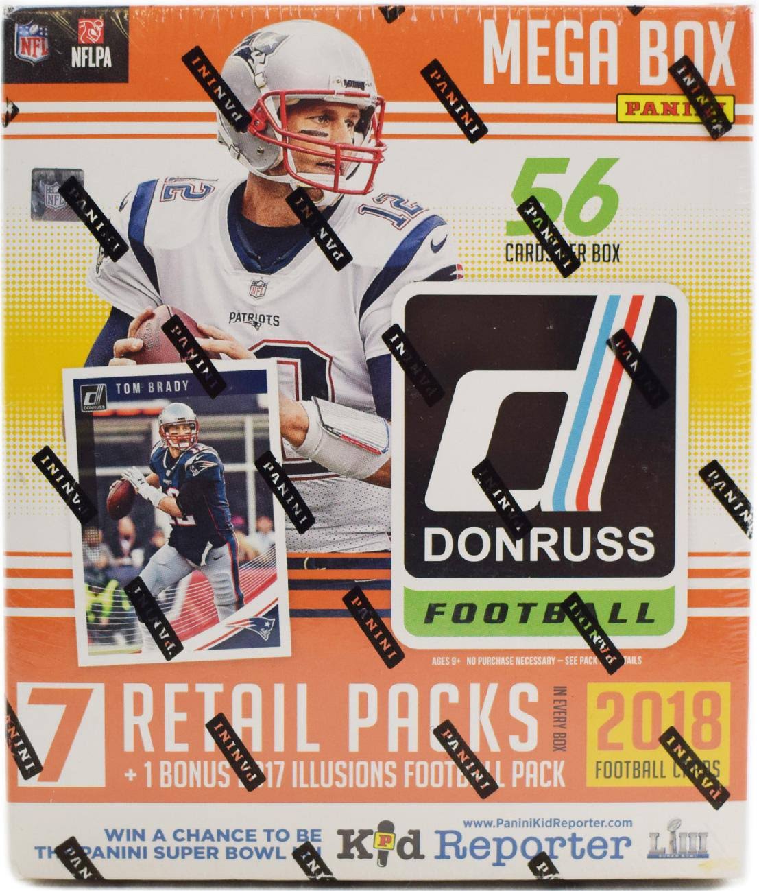 2018 Panini NFL Donruss Trading Cards Mega Box