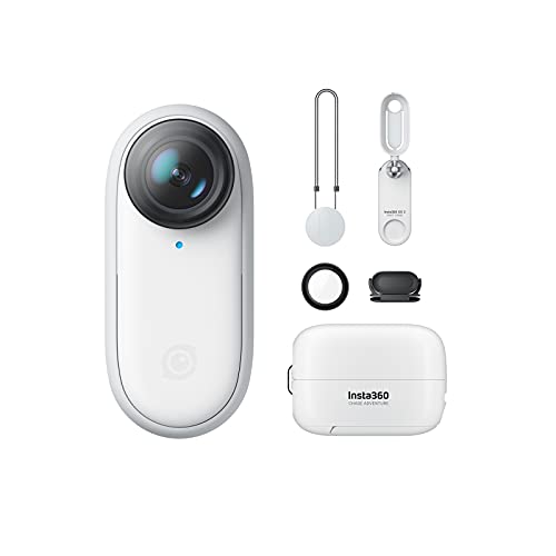 Insta360 GO 2 – Small Action Camera, Weighs 1 oz, Waterproof, Stabilization, POV Capture, 1/2.3" Sensor
