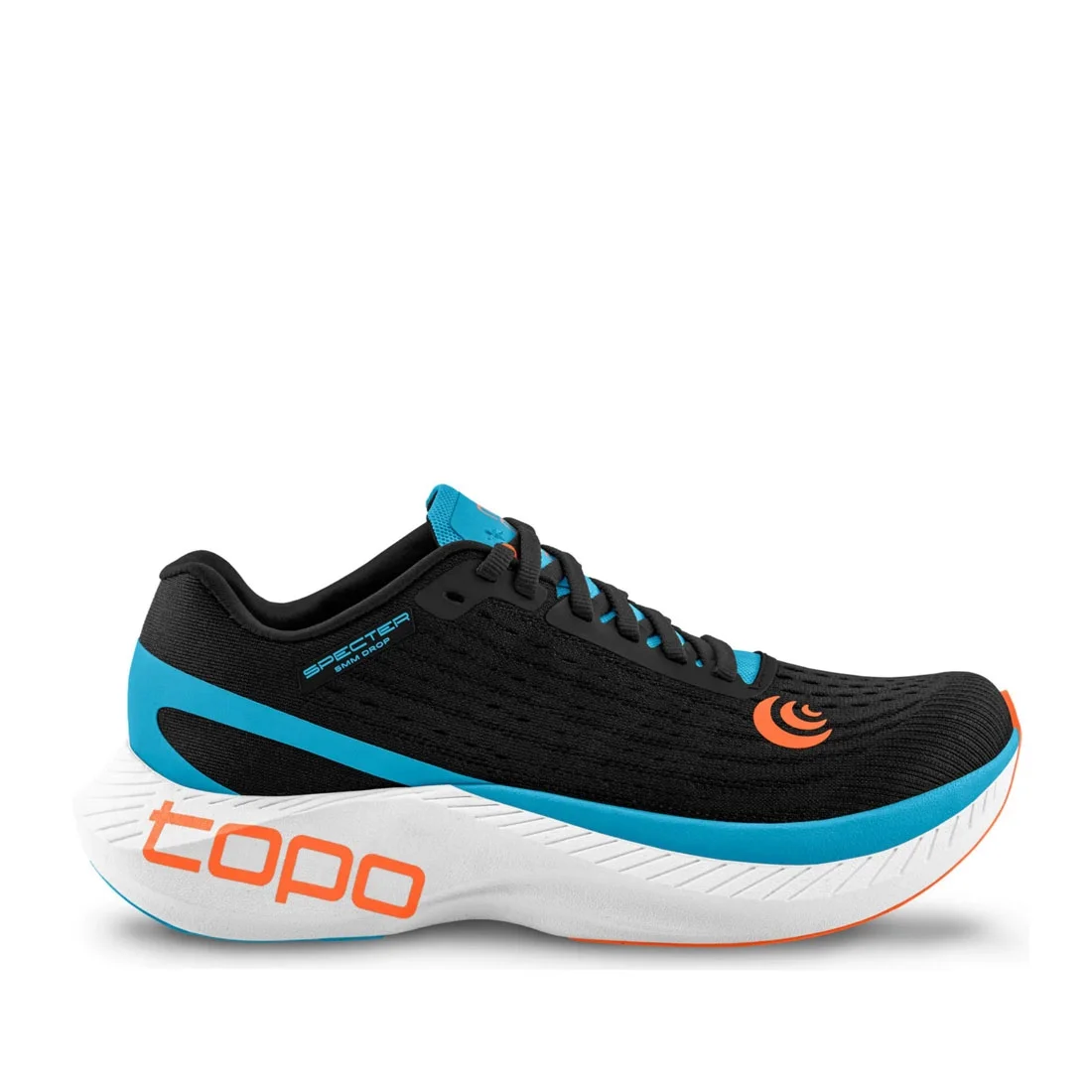 Topo Athletic Specter Road Running Shoes - Men's, Black/Blue, 9,