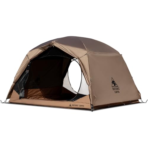 OneTigris JOVIAN 4 Person Camping Tent 3 Season Family Shelter Easy Setup Outdoor Backpacking with 2000mm Outer Rainfly