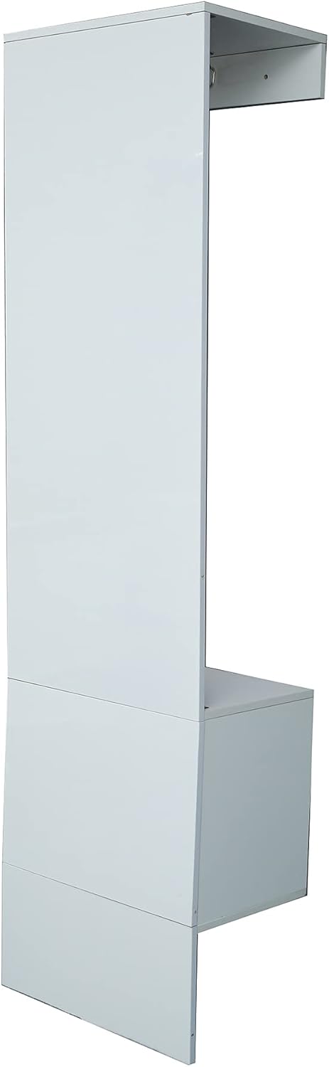 Contemporary Modern Freestanding Wardrobe Armoire Closet Storage Cabinet,Open Wardrobe with 1-Door