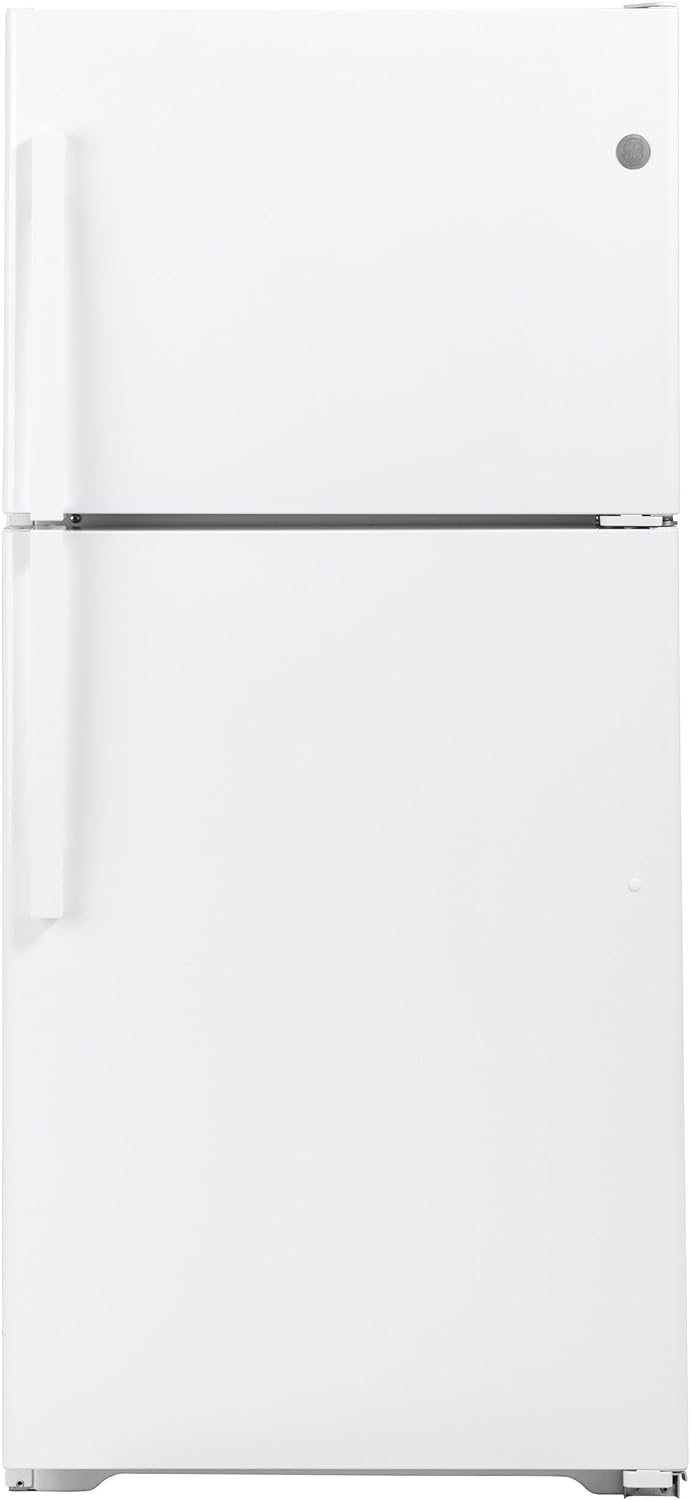 GE GTS19KGNRWW 19.2 Cu. Ft. White Top Freezer Refrigerator - Smart Home Appliances