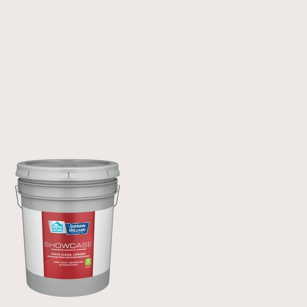 HGTV Home by Sherwin-Williams Showcase Satin Snowbound Hgsw4062 Interior Paint (5-Gallon) | HGSW4062-935245