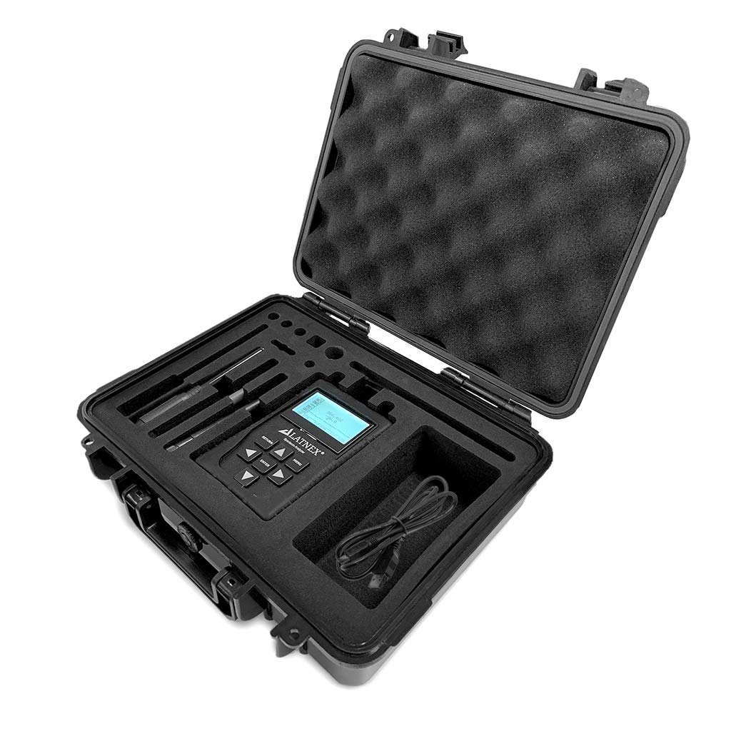 SPA-6G Combo RF Explorer and Spectrum Analyzer with a Heavy Duty case Portable Handheld Digital Ham-Radio-WiFi-Network-Audio-Signal Frequency