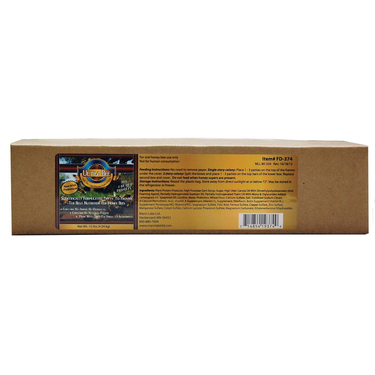 Mann Lake FD374 Ultra Bee Patties - Pet Supplies online store