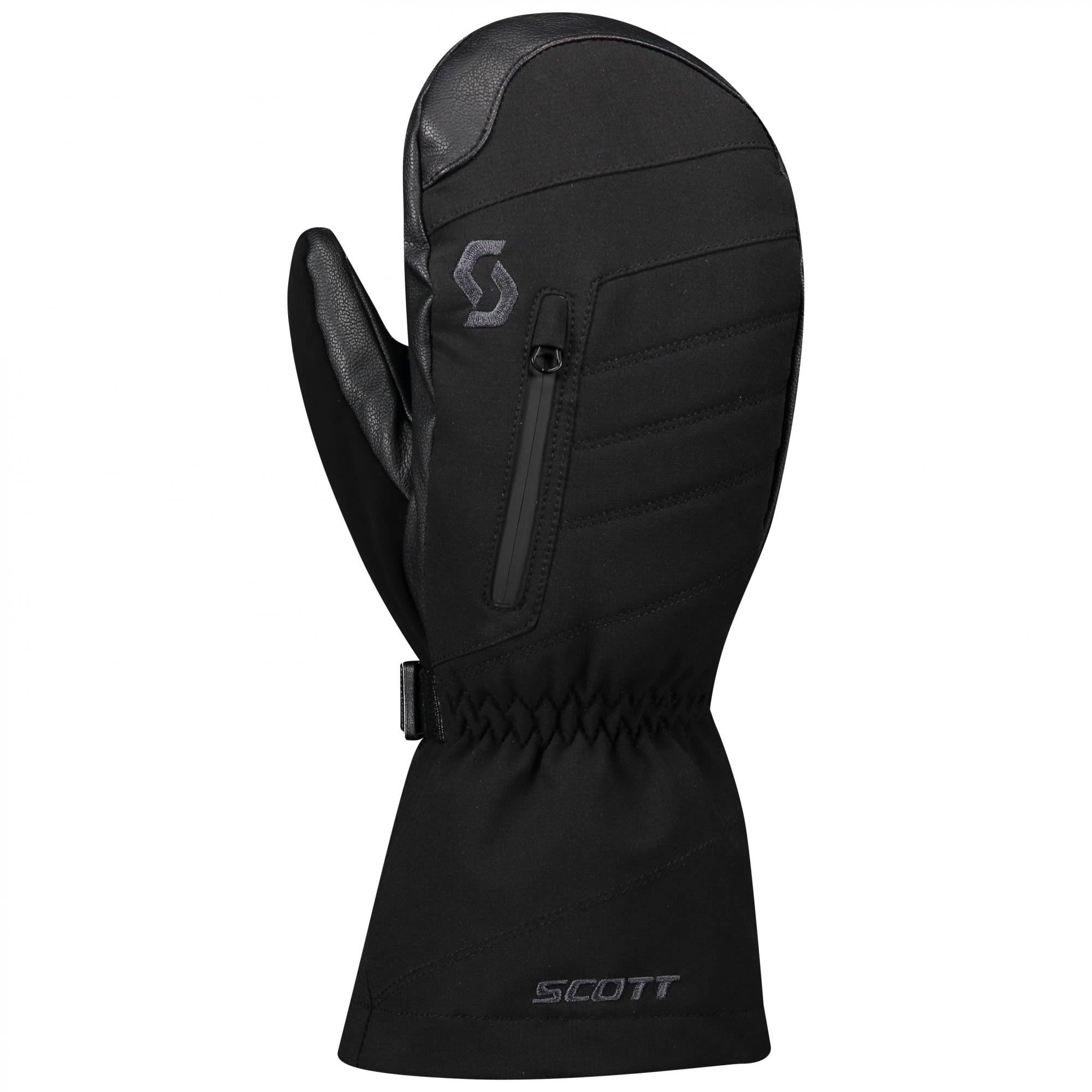 Scott Ultimate Pro Mitten Black, Mens/Women Dermizax Accessory, Size L - Color Black - Megean