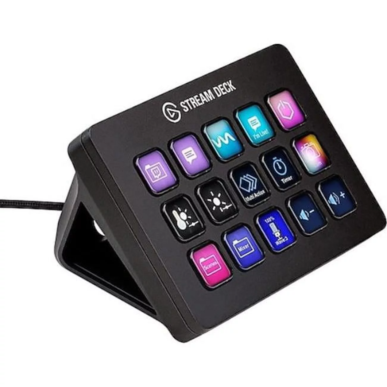 Corsair - Elgato Stream Deck MK.2 with 15 Customizable LCD Keys Tactile Control Interface - 10GBA9901