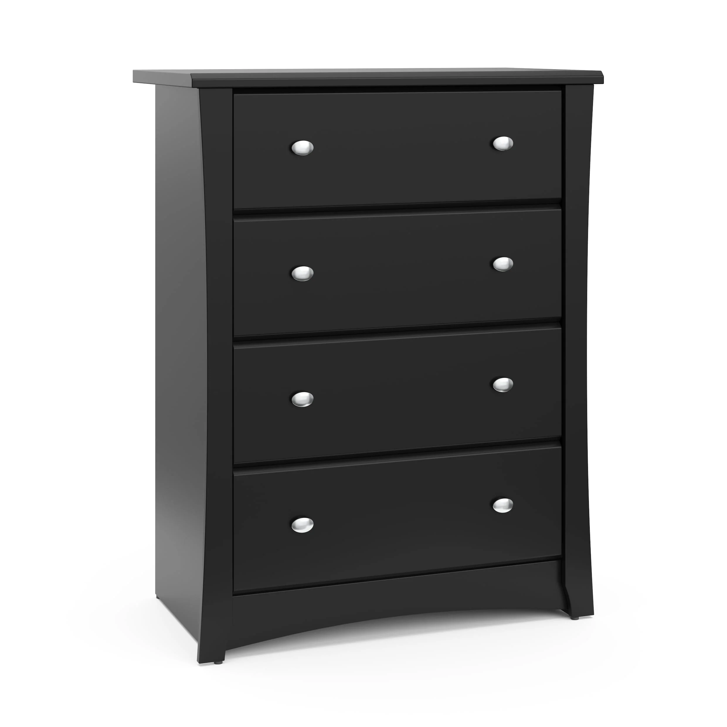 Storkcraft Crescent 4 Drawer Kids Dresser White