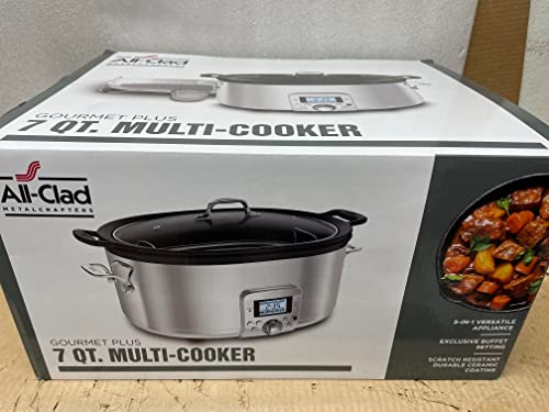 All-Clad Gourmet Plus Slow Cooker with All-In One Browning, 7-Qt.