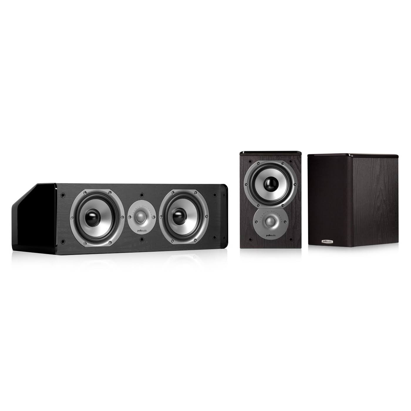 Polk Audio TSi100 3.0 Home Theater Speaker with Bundle - Black