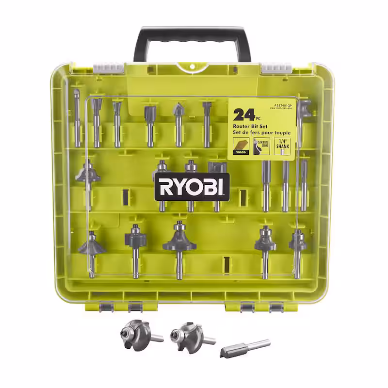24-Piece Router Bit Set
