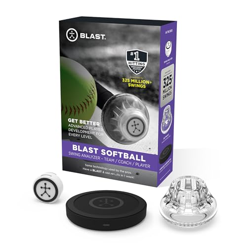 Blast Softball Swing Analyzer - Improve Your Swing at Every Level - Real-time Feedback, Swing Metrics, Video Capture Highlights