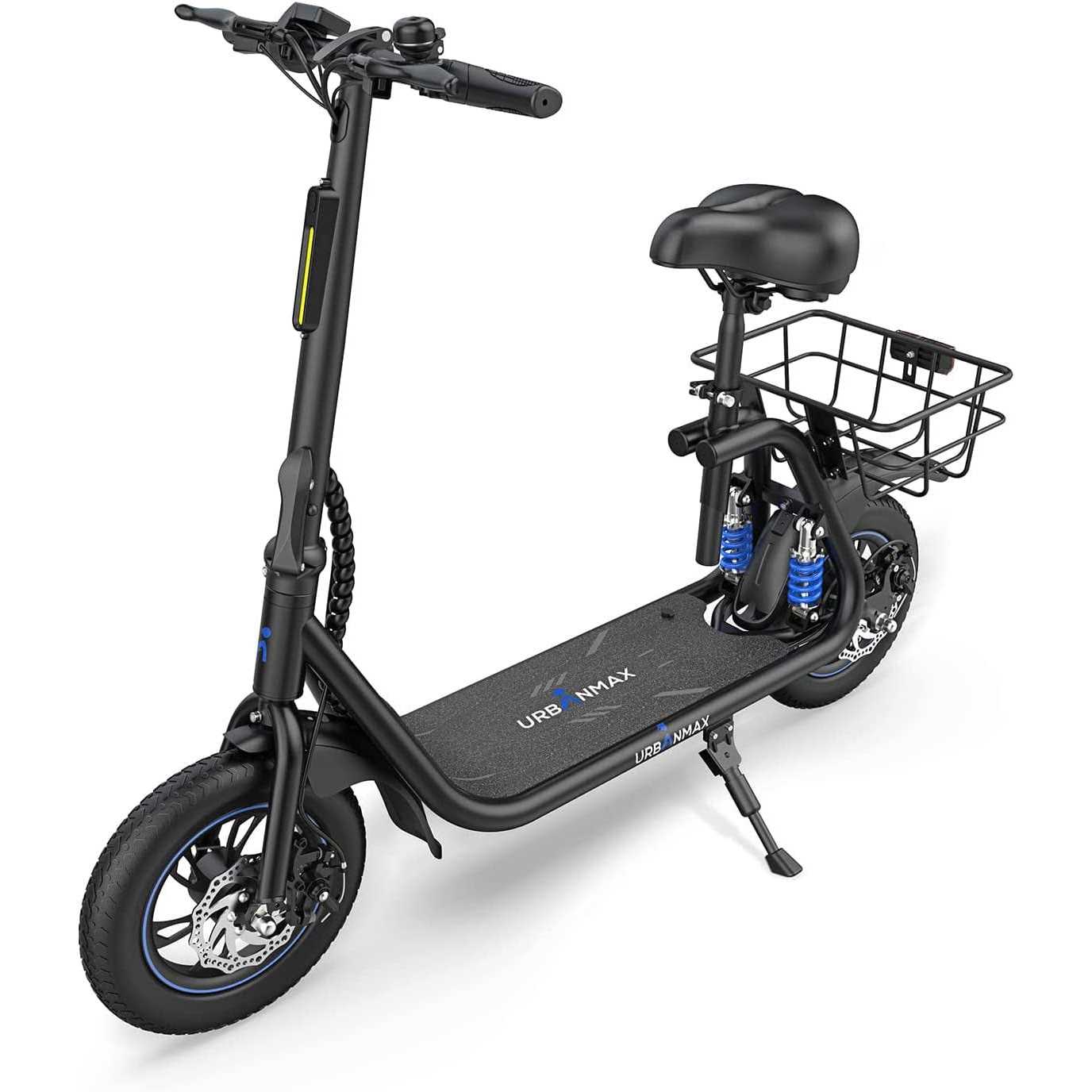 URBANMAX C1 Electric Scooter with Seat 450W Powerful Motor up to 22 Miles Range - Sports Supplies Online Store