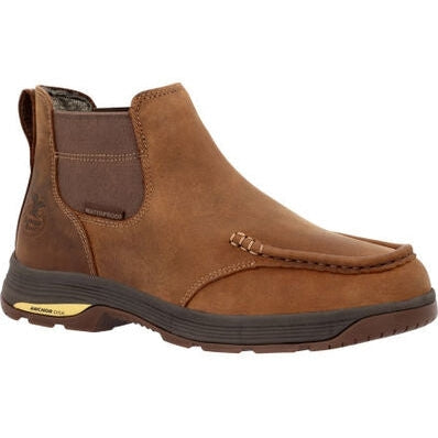 Georgia Men’s Athens Superlyte WP Chelsea Work Boot -Brown- GB00548