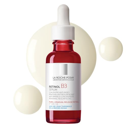 La Roche-Posay Pure Retinol Face Serum with Vitamin B3. Anti Aging Face Serum for Lines