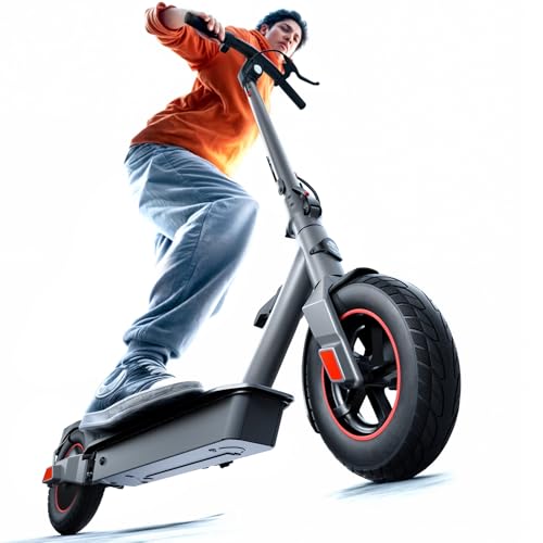 SISIGAD Electric Scooter Adults,8.5"/10" Pneumatic Tires, 500W Motor,Max 20/25 Mile Range