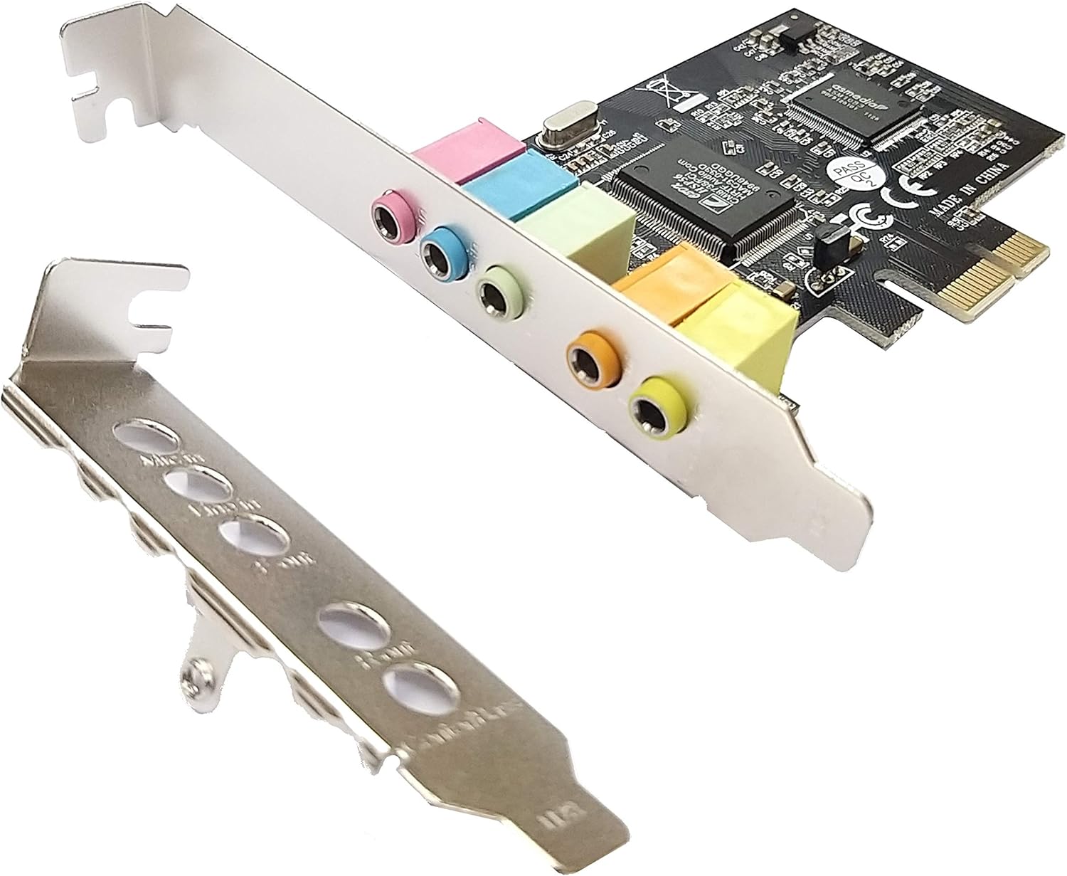 HINYSENO PCI-E 7.1 Channel Optical Coaxial Digital Stereo 3D Surround Sound Card EAX and A3D CMI8828 Chipset Win XP/Win 7/ Win 8/ Win 10, 32Bit 64Bit