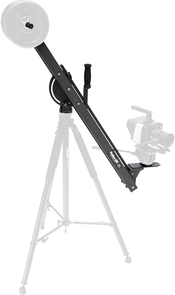 ProAm USA Taurus Jr Heavy Duty Compact DSLR Video Camera Jib Crane Tilt, 4 ft