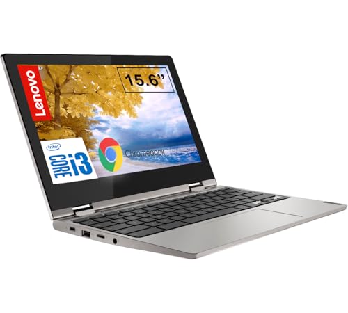 Lenovo 15.6 Inch Chromebook, 2-in-1 Touchscreen Laptop | Intel Core i3, Dual-Core Processor | 4GB RAM